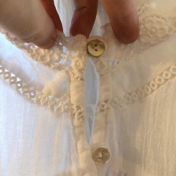 TOPSHOP Lace Frill Midi Dress - Picture 6 of 12